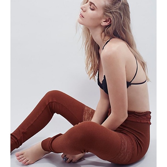 Free People Pants - FP waffle knit leggings[sold out]